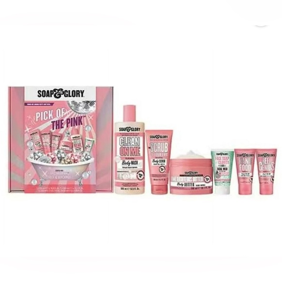 Soap & Glory Pick of the Pink Gift Set Original Pink, Rose & Bergamot - Picture 2 of 9